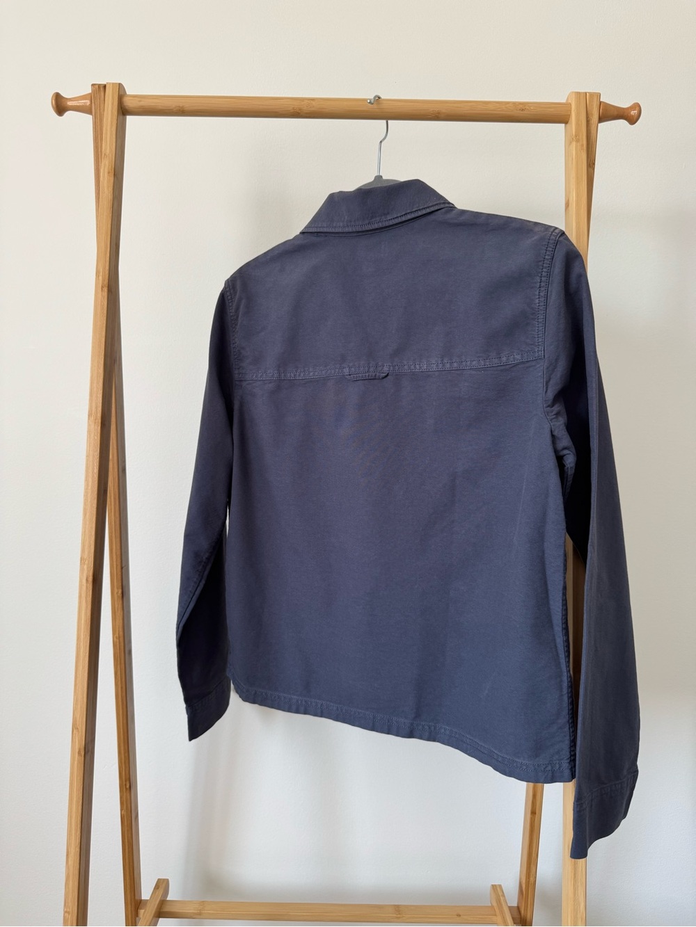 COS Navy Utility Button-Front Jacket - Picture 3 of 11
